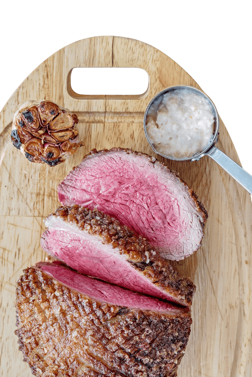 Steak Grillé à l’Ail Rôti